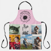 Best Mom Ever 6 Photo Custom Personalized Collage エプロン (正面)