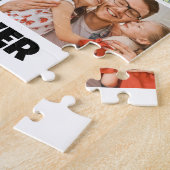 Best Mom Ever – 8 Photo Collage Frame Template ジグソーパズル (側面)