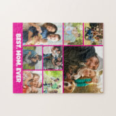 Best Mom Ever – 8 Photo Collage Frame Template ジグソーパズル (横)