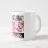 Best Mom Ever 9 Photo Collage Personalized Mothers ジャンボコーヒーマグカップ (正面右)