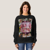 Best Mom Ever 9 Photo Collage Personalized Mothers スウェットシャツ (正面フル)