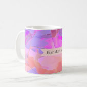 Best Mom Ever Abstract Pastel コーヒーマグカップ (正面左)