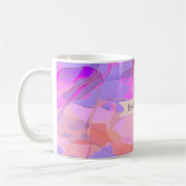 Best Mom Ever Abstract Pastel コーヒーマグカップ (左)