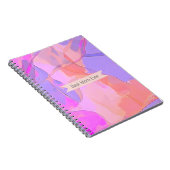 Best Mom Ever Abstract Pastel ノートブック (右側)