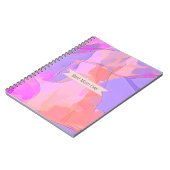 Best Mom Ever Abstract Pastel ノートブック (左側)