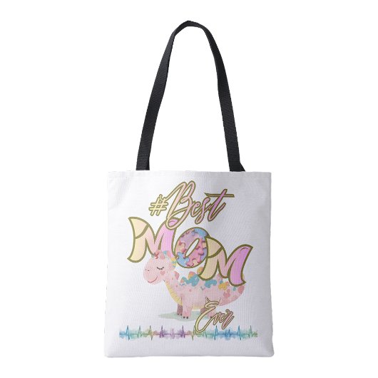 Best Mom Ever Autism Support Tote bag トートバッグ