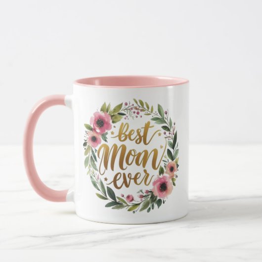 Best Mom Ever - best gift for mothers マグカップ (左)