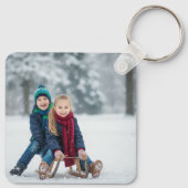 Best Mom Ever Black and White 1 Photo Keepsake キーホルダー (裏面)