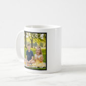 Best Mom Ever Black and White 1 Photo Keepsake コーヒーマグカップ (正面左)