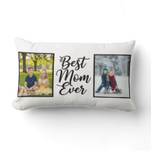 Best Mom Ever Black and White 2 Photo Keepsake