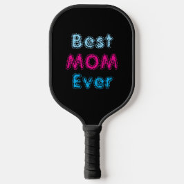 Best Mom Ever Black &Pink Blue Pickleball Paddle ピックルボールラケット