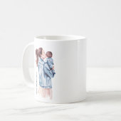 Best Mom ever Boys mom コーヒーマグカップ (正面左)