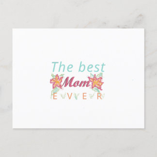 best mom ever card ポストカード