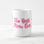 Best Mom Ever | Custom 3 Photo Collage Coffee Mug コーヒーマグカップ (中央)