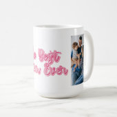 Best Mom Ever | Custom 3 Photo Collage Coffee Mug コーヒーマグカップ (正面右)