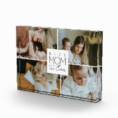 Best Mom Ever Custom 4 Photo Collage フォトブロック (右)