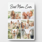 Best Mom Ever Custom 6 Photo Collage フォトプラーク (正面)
