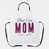 Best Mom Ever Custom Apron – Personalized Massage エプロン (正面)