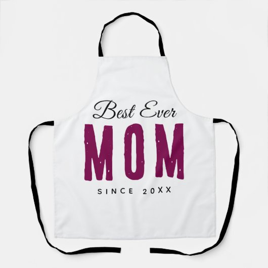 Best Mom Ever Custom Apron – Personalized Massage エプロン (正面)