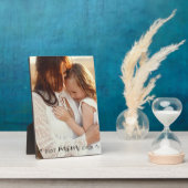 Best Mom Ever Custom Frameles Easel Back Photo フォトプラーク (側面)