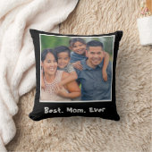 Best Mom Ever Custom Photo クッション (ブランケット)