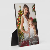 Best Mom Ever Custom Photo フォトプラーク (側面)