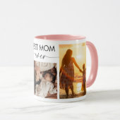 Best Mom Ever Custom Photo Coffee Mug マグカップ (正面右)