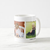 Best Mom Ever, Custom Three Photo Personalized コーヒーマグカップ (正面右)