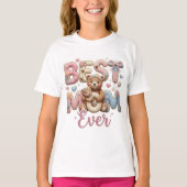Best Mom Ever Cute Bear Mother’s Day Shirt Tシャツ (正面)