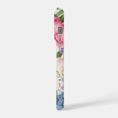 Best Mom Ever | Elegant Peony Flower Mother's Day  iPhoneケース (左側面)