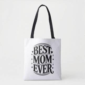 Best Mom Ever Elegant Script Tote Bag トートバッグ