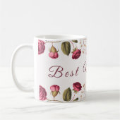 Best Mom Ever Floral Coffee Mug コーヒーマグカップ (左)