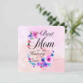 Best Mom Ever, Floral Pink Purple Greetings (スタンド正面)