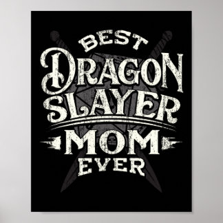 Best Mom Ever Funny Mother's Day Rpg Gamer Women  ポスター