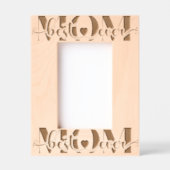 Best Mom Ever, Gift for mom レーザー彫刻フレーム (正面)