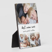 Best Mom Ever Kids Names フォトプラーク (側面)