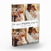 Best Mom Ever Modern Custom Mother’s Day Gift フォトブロック (左)