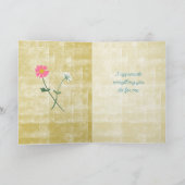 Best Mom Ever – Modern Floral Abstract with Vase カード (内部)