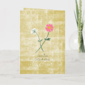 Best Mom Ever – Modern Floral Abstract with Vase カード (裏面)