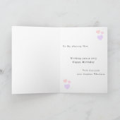 Best Mom Ever Modern Hearts Happy Birthday カード (内部)