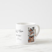 Best Mom Ever Modern Multi‑Photo Keepsake Custom エスプレッソカップ (正面右)