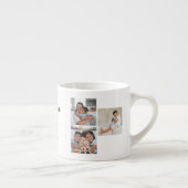 Best Mom Ever Modern Multi‑Photo Keepsake Custom エスプレッソカップ (右)