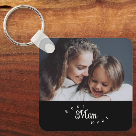 Best Mom Ever Modern Simple キーホルダー (正面)