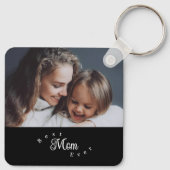 Best Mom Ever Modern Simple キーホルダー (裏面)