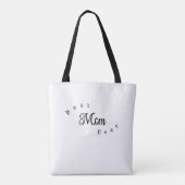 Best Mom Ever Modern Simple トートバッグ (裏面)