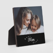 Best Mom Ever Modern Simple フォトプラーク (正面)