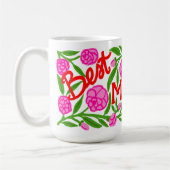 Best Mom Ever Mother's Day 15 oz Mug コーヒーマグカップ (左)