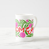 Best Mom Ever Mother's Day Bone China Mug ボーンチャイナマグカップ (正面右)