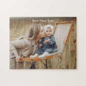 Best Mom Ever Mother's Day Custom Photo ジグソーパズル (横)
