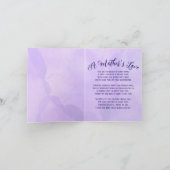 ''Best Mom Ever'' mother's day– Purple Flower Vase カード (内部)